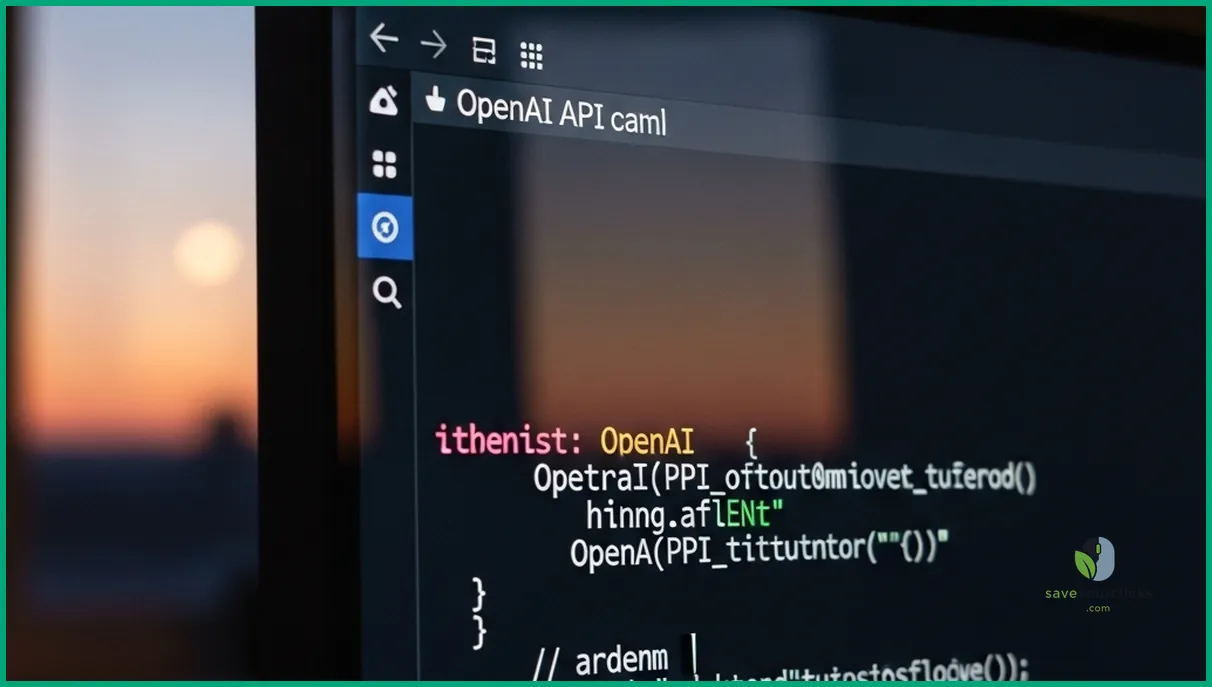 Terminal window showing OpenAI API call