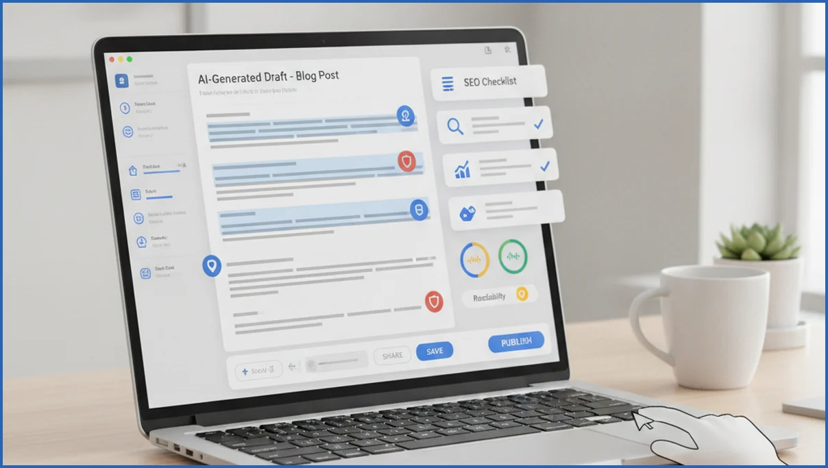 Editing AI blog draft for SEO and readability