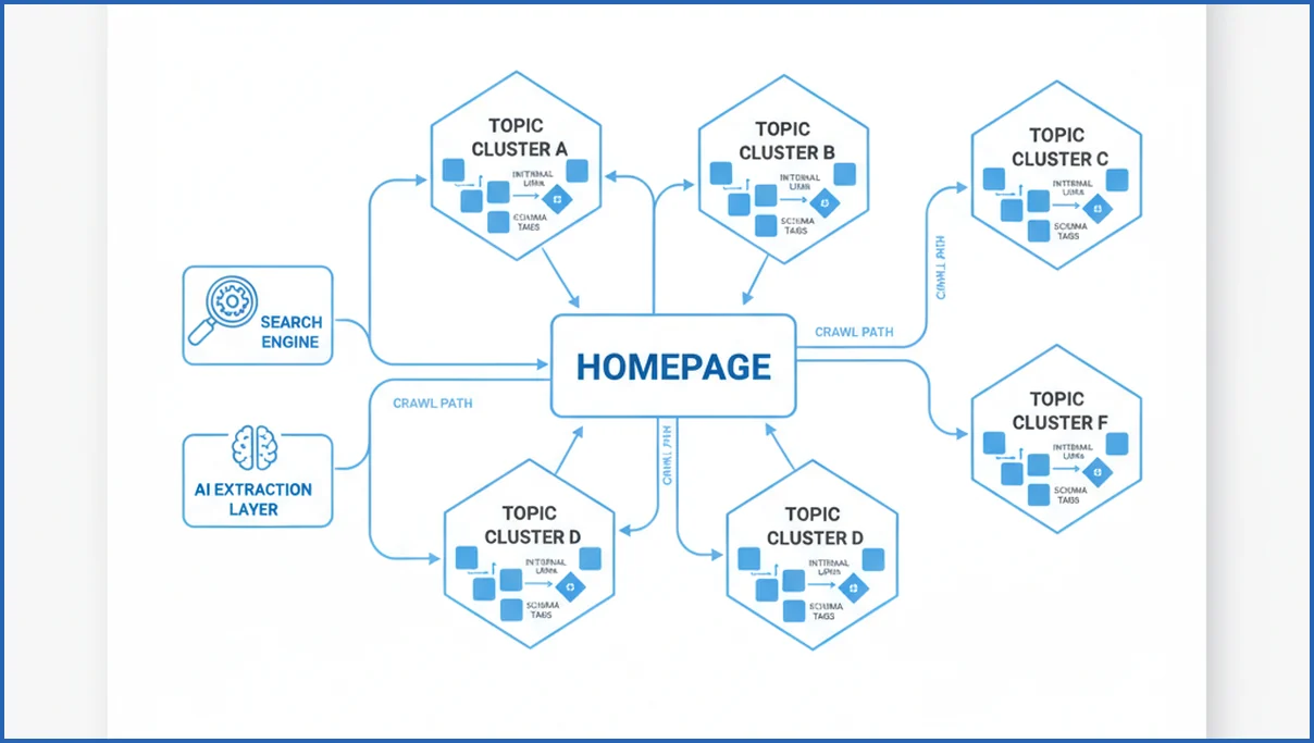 Technical SEO structure for AI discovery