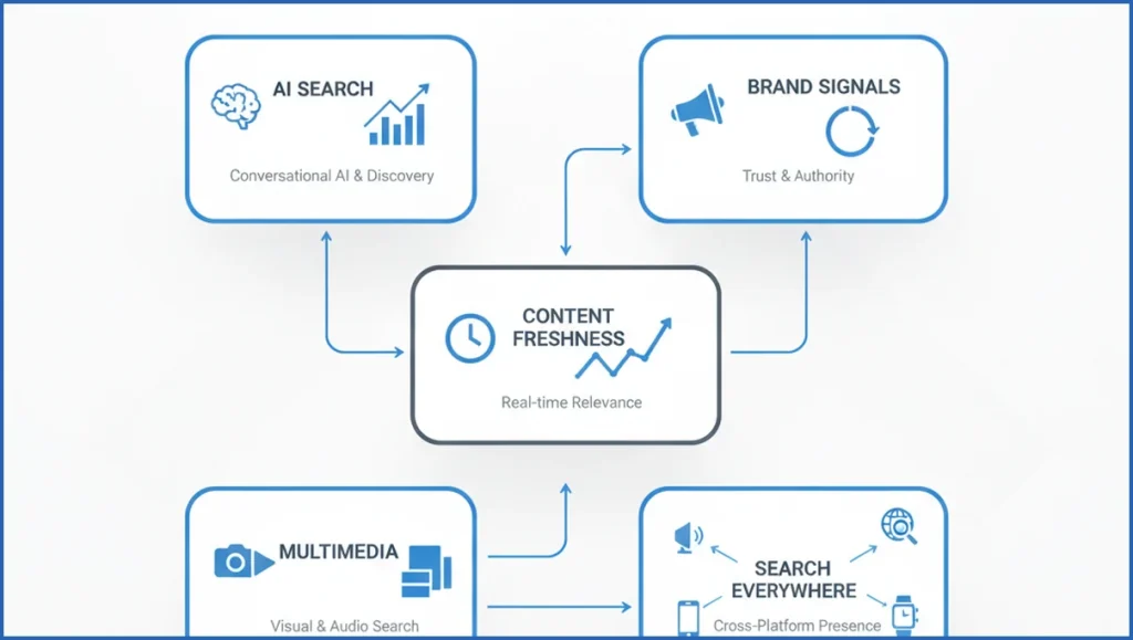 SEO trend matrix for 2026