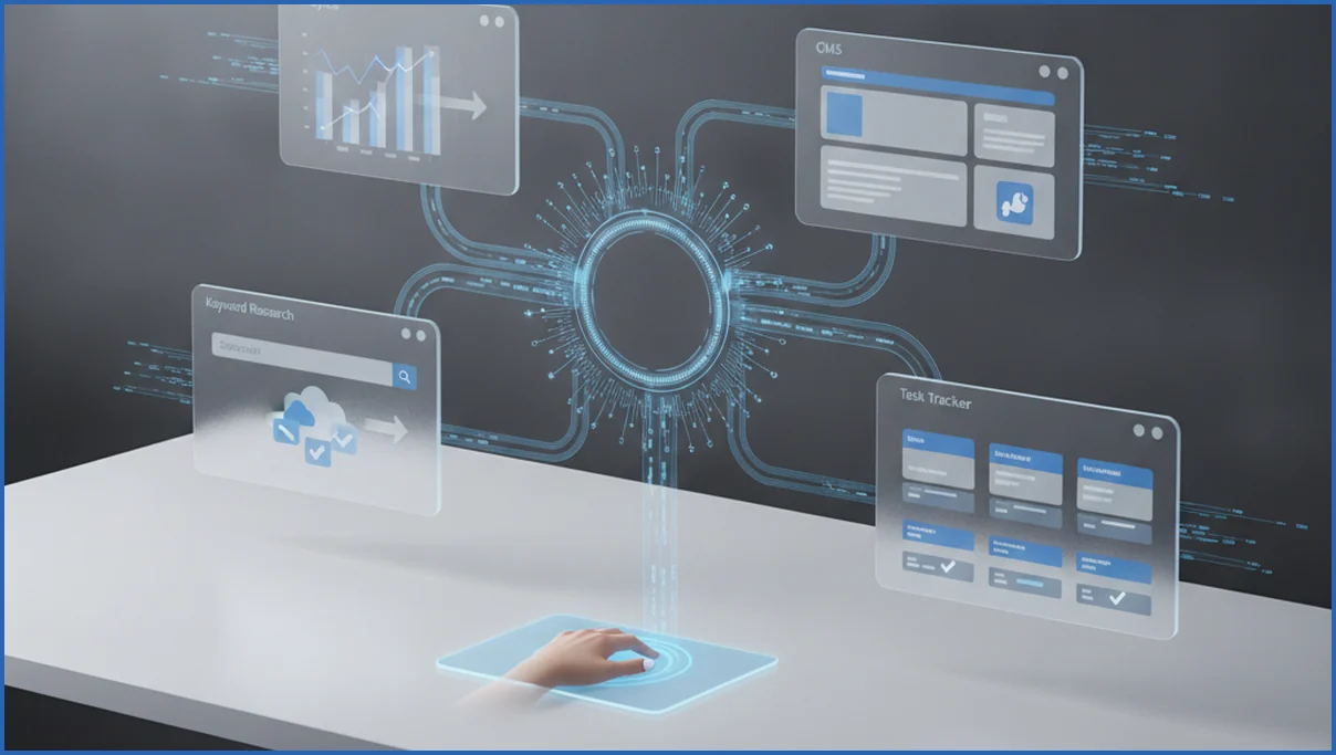 AI agents connected to SEO tools