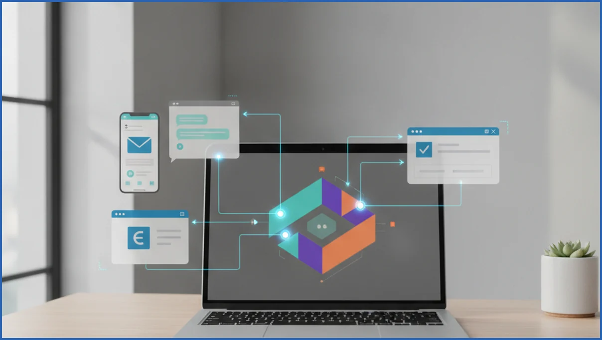 Connected marketing and CRM tools stack