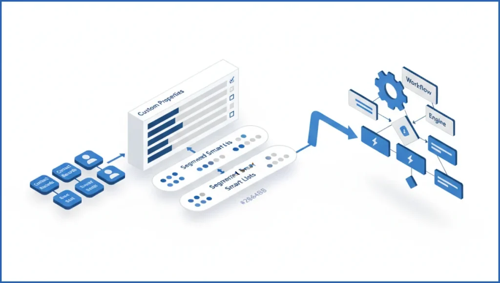 HubSpot CRM data foundation diagram