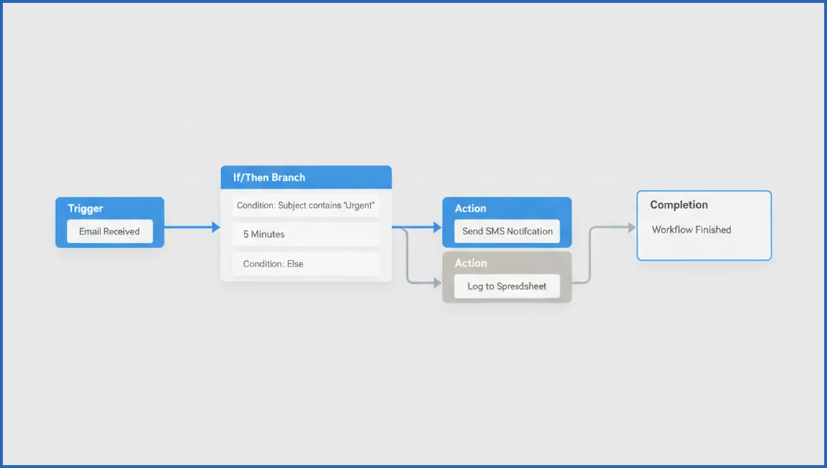 Step-by-step HubSpot workflow visual
