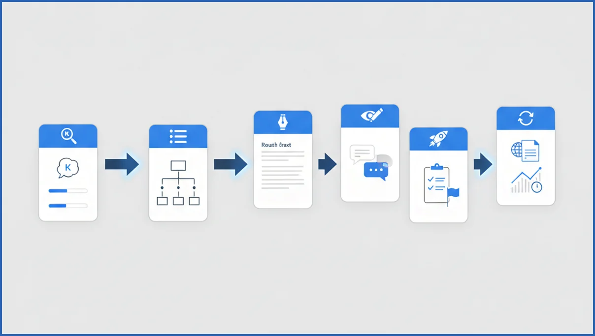 AI-assisted WordPress content workflow