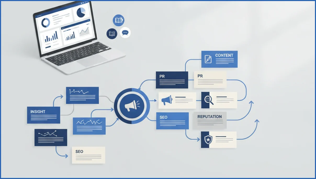Insights turned into content actions