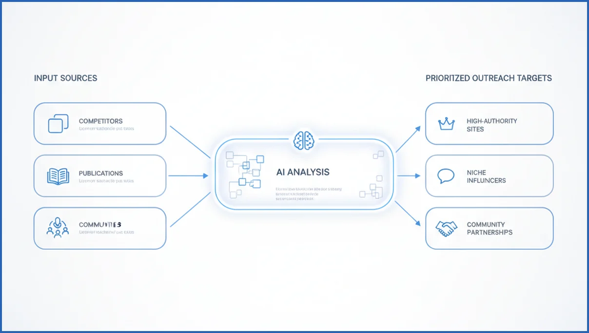 AI-assisted SEO prospecting workflow