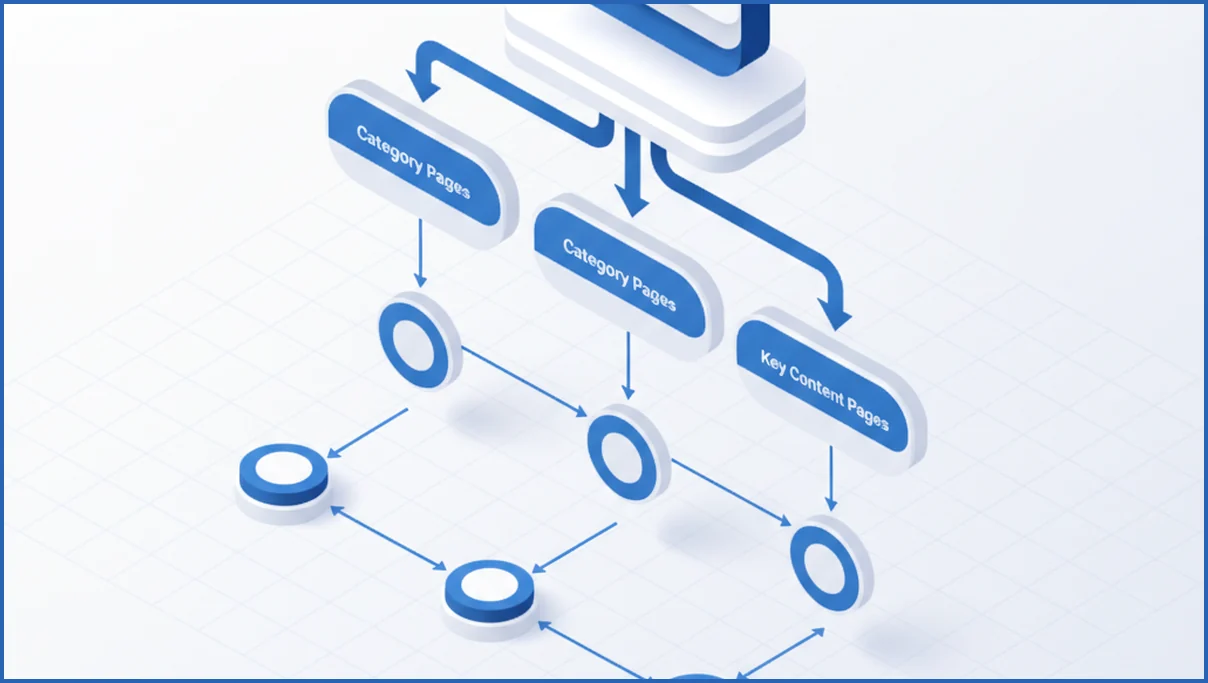 Internal linking structure map